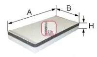 Filtru, aer habitaclu Sofima S3162C