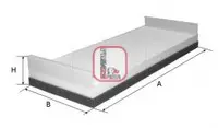 Filtru, aer habitaclu Sofima S3165C