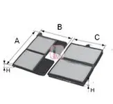 Filtru, aer habitaclu Sofima S3197C