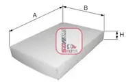 Filtru, aer habitaclu Sofima S3207C