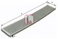 Filtru, aer habitaclu Sofima S4121CA