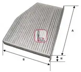 Filtru, aer habitaclu Sofima S4124CA