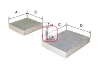 Filtru, aer habitaclu Sofima S4164CA