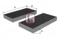 Filtru, aer habitaclu Sofima S4173CA