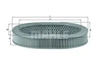 Filtru aer Mahle Original LX1043