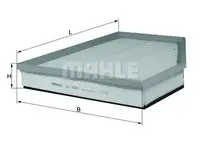 Filtru aer Mahle Original LX1261
