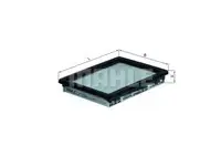 Filtru aer Mahle Original LX1266