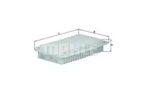 Filtru aer Mahle Original LX1286