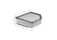 Filtru aer Mahle Original LX1289/1