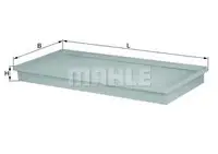 Filtru aer Mahle Original LX1518
