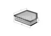 Filtru aer Mahle Original LX1593/2