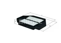 Filtru aer Mahle Original LX1742
