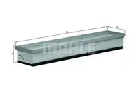 Filtru aer Mahle Original LX1745