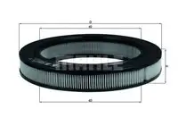 Filtru aer Mahle Original LX181