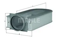 Filtru aer Mahle Original LX1833