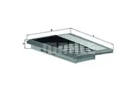 Filtru aer Mahle Original LX1850/1