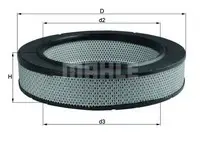 Filtru aer Mahle Original LX211