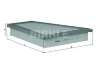 Filtru aer Mahle Original LX2787