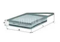 Filtru aer Mahle Original LX2995