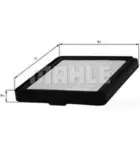 Filtru aer Mahle Original LX327