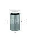 Filtru aer Mahle Original LX436