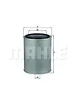 Filtru aer Mahle Original LX631