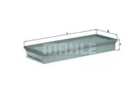 Filtru aer Mahle Original LX740