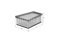 Filtru aer Mahle Original LX773