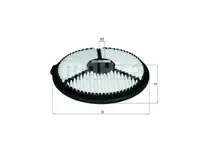 Filtru aer Mahle Original LX842