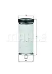 Filtru aer secundar Mahle Original LXS221