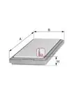 Filtru aer Sofima S1620A