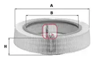 Filtru aer Sofima S2060A