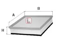 Filtru aer Sofima S3293A