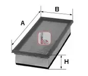 Filtru aer Sofima S3322A