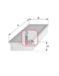 Filtru aer Sofima S3466A