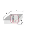 Filtru aer Sofima S3467A