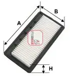 Filtru aer Sofima S3496A