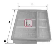 Filtru aer Sofima S6720A