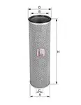 Filtru aer Sofima S7018A
