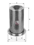 Filtru aer Sofima S7038A