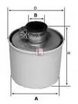 Filtru aer Sofima S7091A