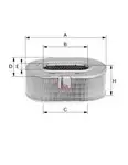 Filtru aer Sofima S7258A