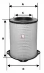 Filtru aer Sofima S7278A