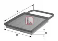 Filtru aer Sofima S8802A
