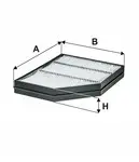 Filtru habitaclu MB Actros Fleetguard AF55765