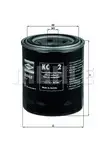 Filtru combustibil Mahle Original KC2