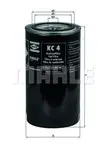 Filtru combustibil Mahle Original KC4