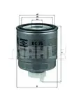 Filtru combustibil Mahle Original KC76