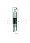 Filtru combustibil Mahle Original KL104/1