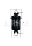 Filtru combustibil Mahle Original KL123